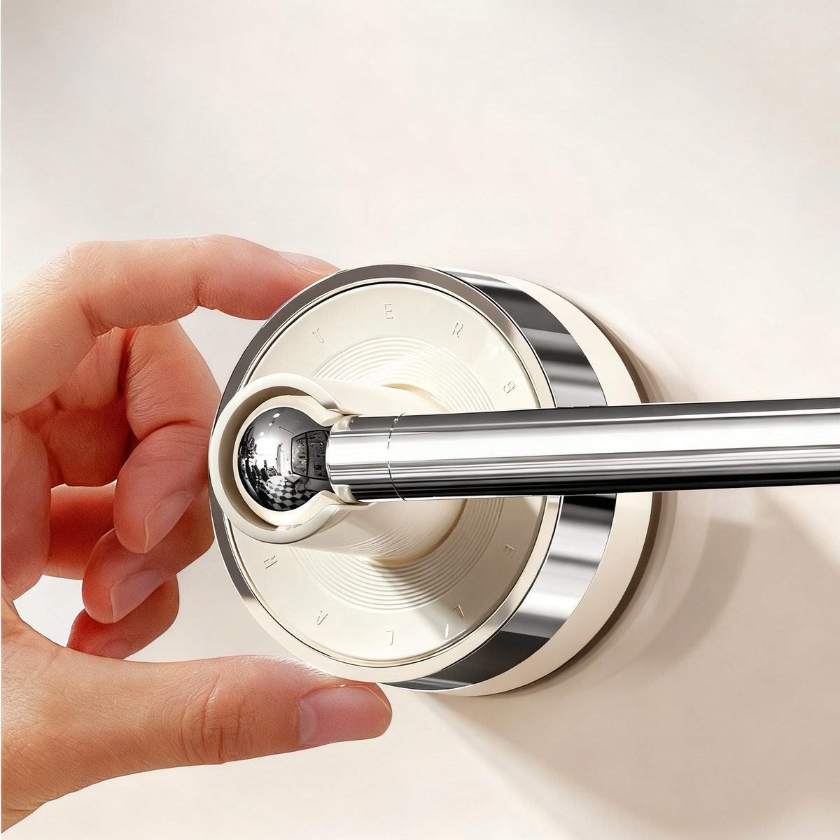 Extendable Suction Cup Towel Rack for Bathroom
