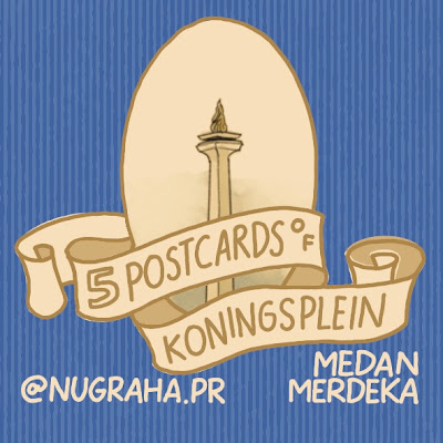 Post Card pack of 5 Jakarta
