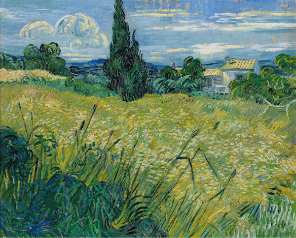 Green Wheat Field with Cypress 1889
