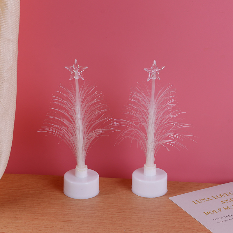 LED Fiber Optic Christmas Tree, 15 cm