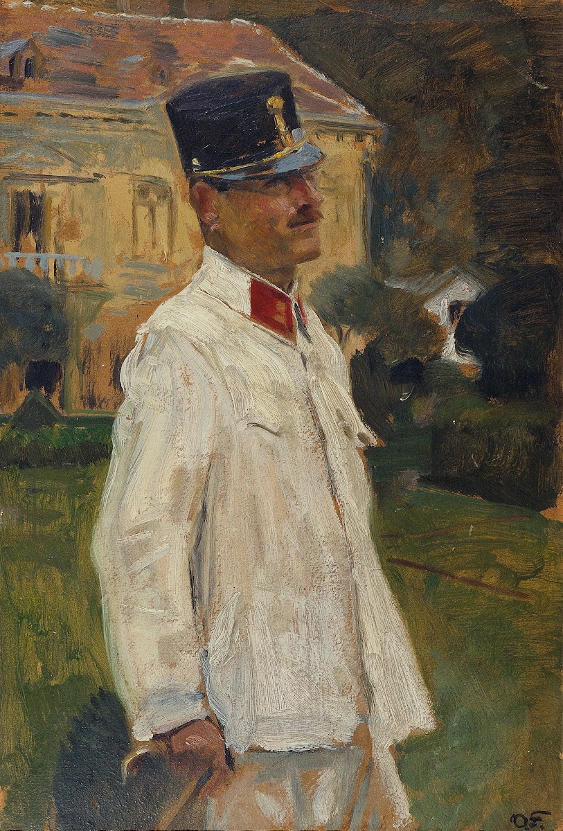 Heinrich Gallia In Offiziersuniform 1915 1918