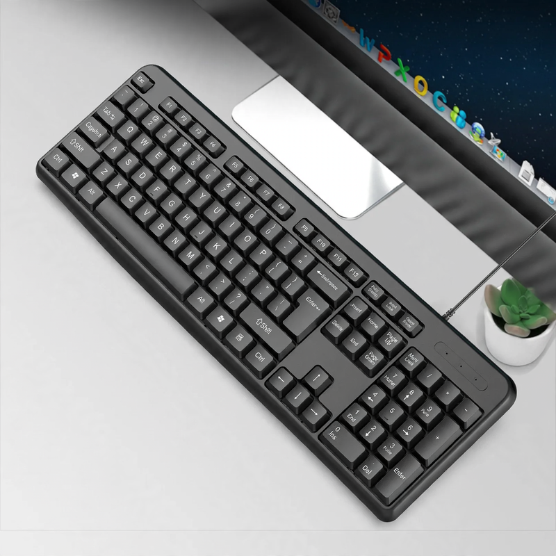 Wired keyboard LD-618, USB, ABS