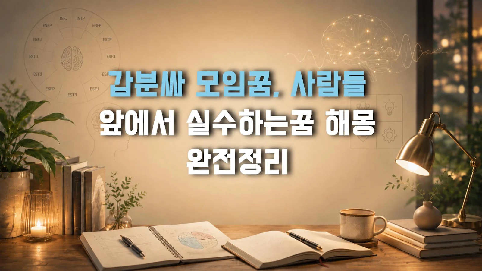갑분싸 모임꿈, 사람들 앞에서 실수하는꿈 해몽 완전정리