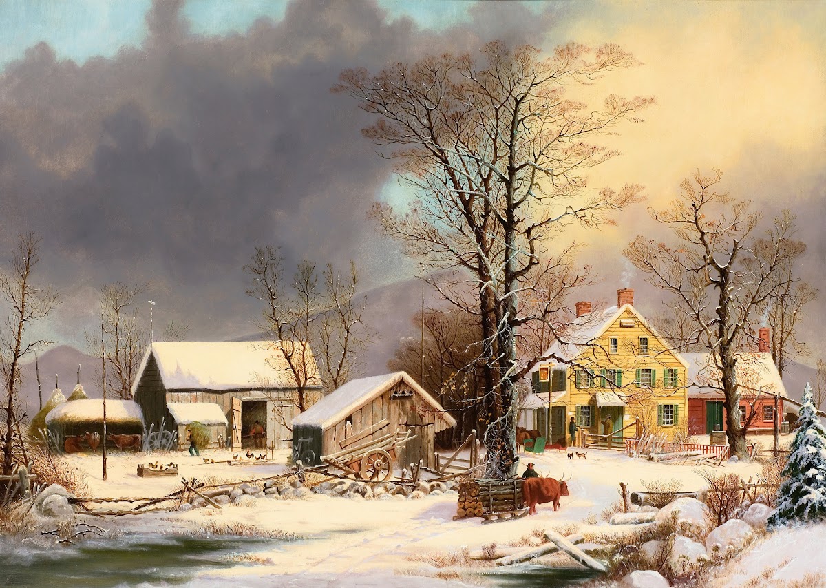 Winter in the Country A Cold Morning circa 1863