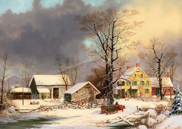 Winter in the Country A Cold Morning circa 1863