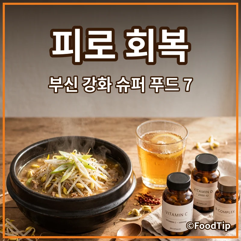 바쁜 직장인 위한 만성 피로 회복! 부신 강화 '슈퍼 푸드 7가지' & 간편 레시피