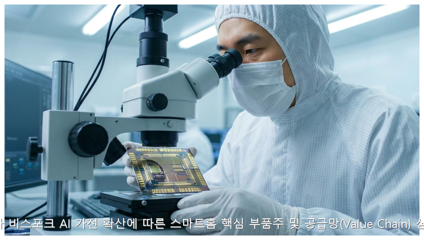 삼성전자 비스포크 AI 가전 확산에 따른 스마트홈 핵심 부품주 및 공급망(Value Chain) 심층 분석 핵심 안내 및 분석 인포그래픽 (3)