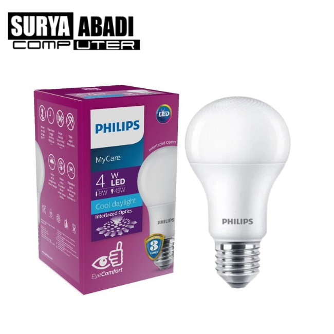PHILIPS LED BULB 4W JUMBO