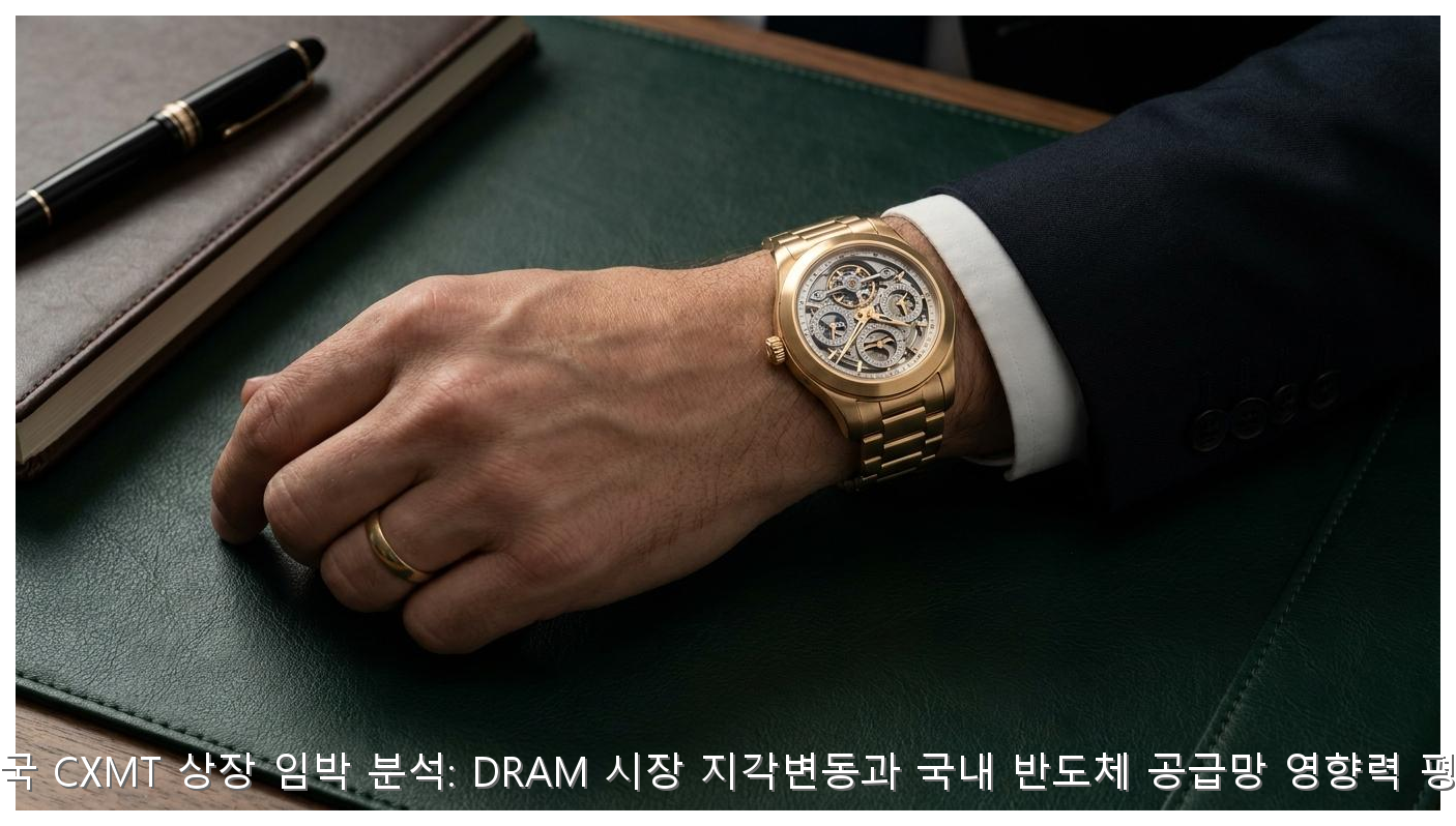 중국 CXMT 상장 임박 분석: DRAM 시장 지각변동과 국내 반도체 공급망 영향력 평가 핵심 안내 및 분석 인포그래픽 (3)