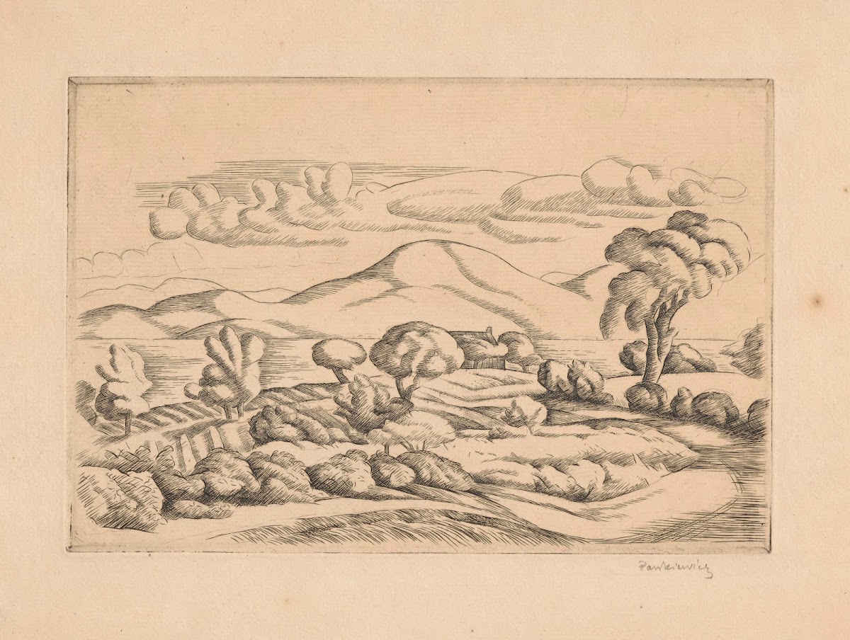 Landscape in Southern France state VI 1910   1911