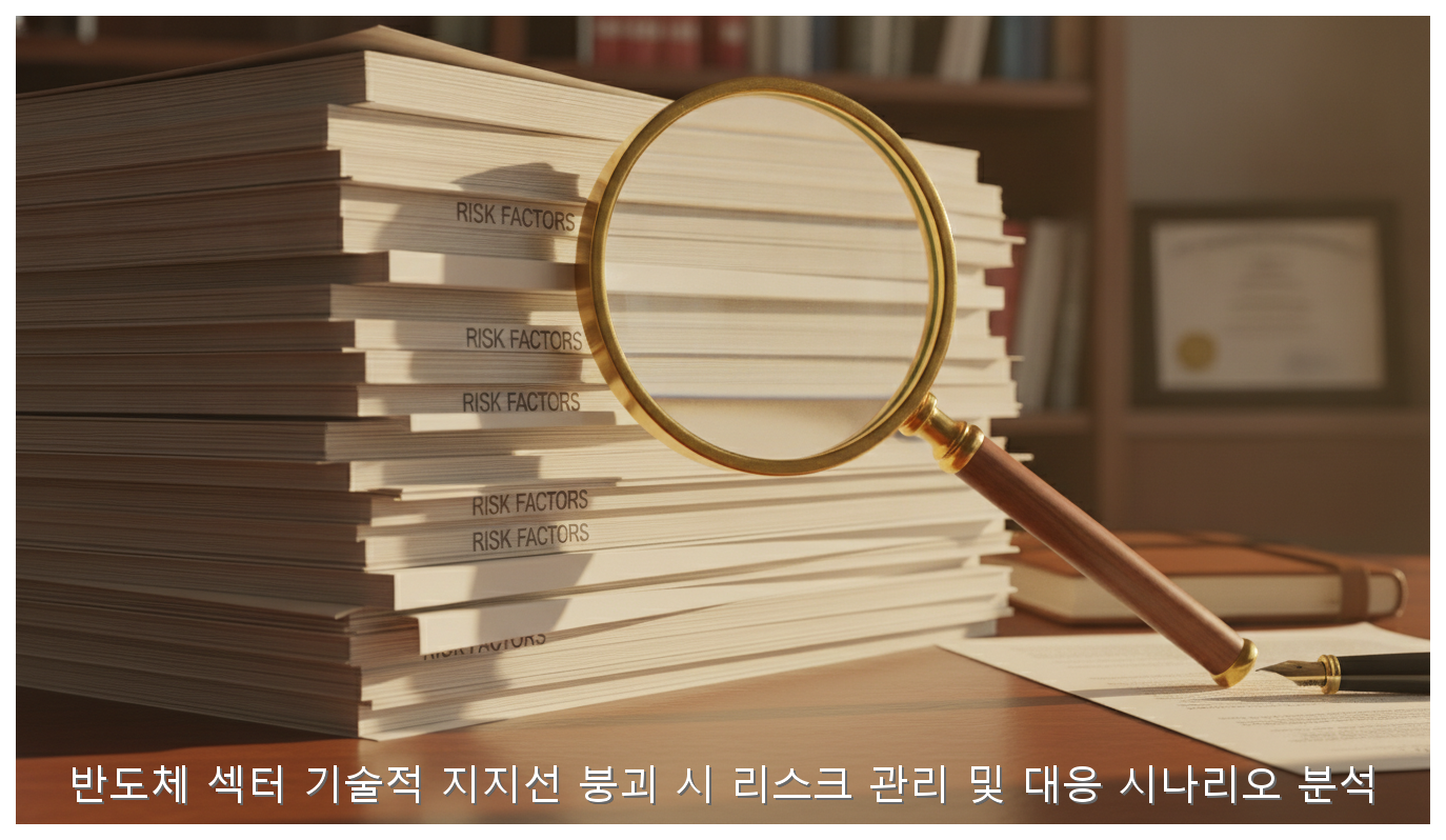 반도체 섹터 기술적 지지선 붕괴 시 리스크 관리 및 대응 시나리오 분석 핵심 안내 및 분석 인포그래픽 (7)