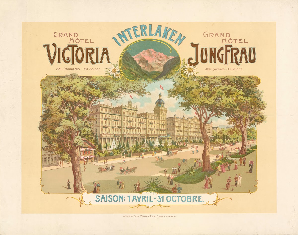 Interlaken GrandhôTel Victoria Et GrandhôTel Jungfrau 1900