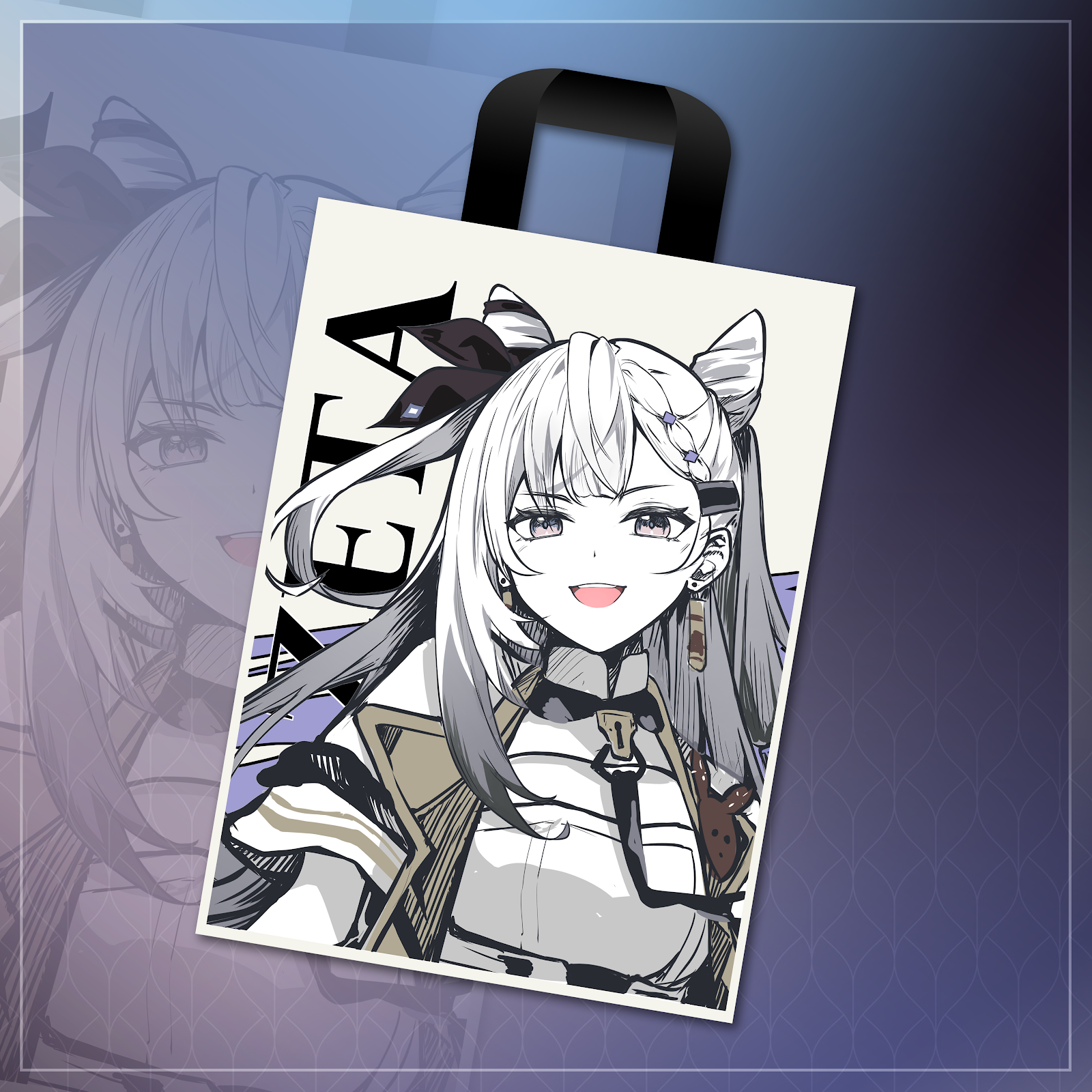 Vestia Zeta PAPERPLANE - Totebag by Yuki Azuya