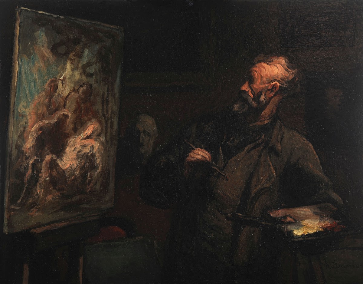 Lartiste à la mise au tombeau ca 1867