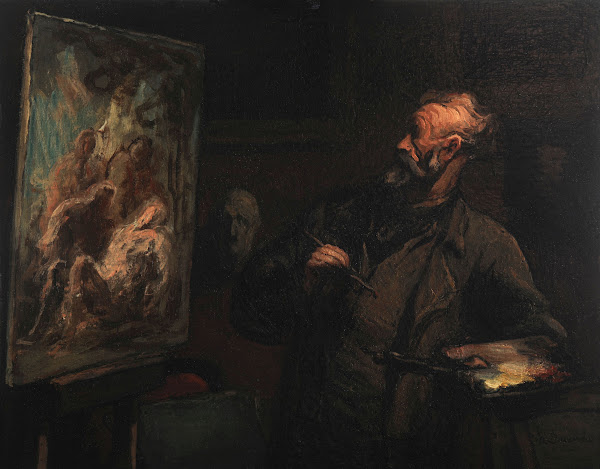 Lartiste à la mise au tombeau ca 1867