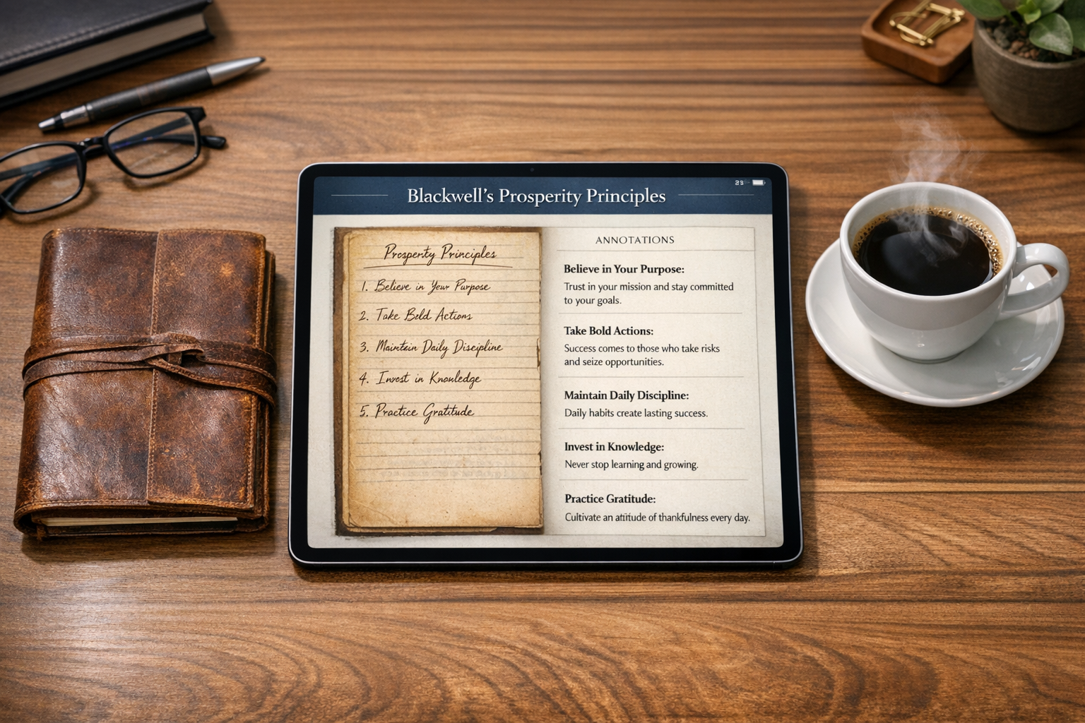 Blackwell's Prosperity Principles