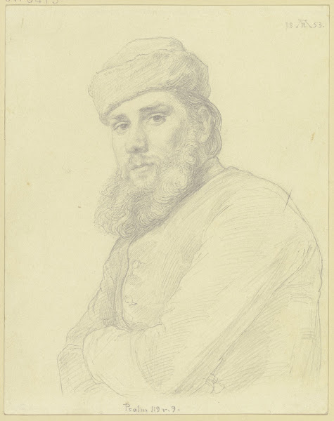 Bildnis des Johann Friedrich Hoff in seinem 22 Lebensjahr 1853
