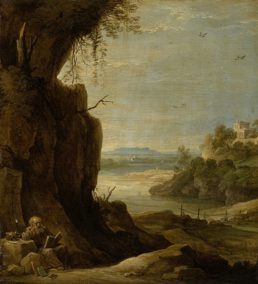 Southern Landscape with St Anthony the Hermit ca 1645 1650