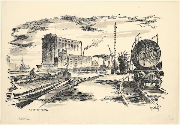 Gezicht te Wormerveer 1952