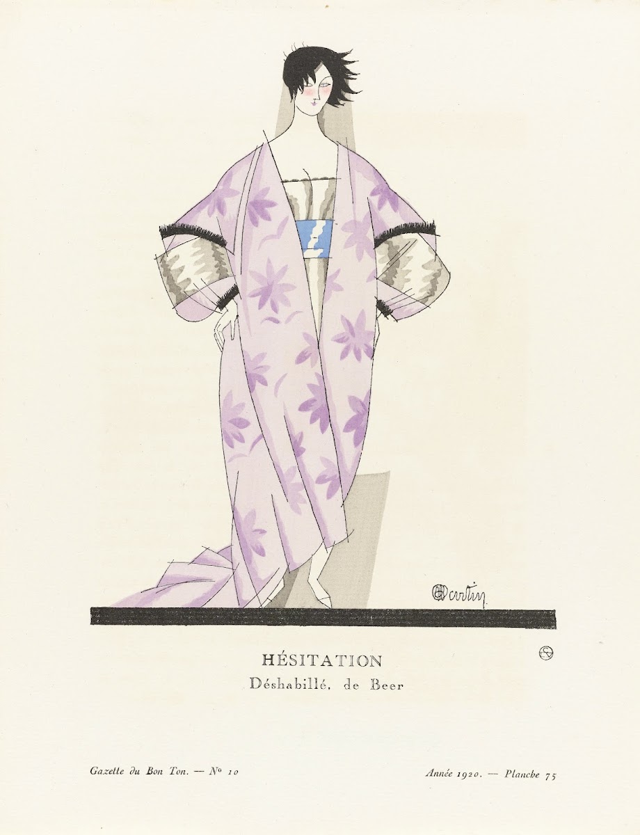 Hésitation Déshabillé de Beer 1920