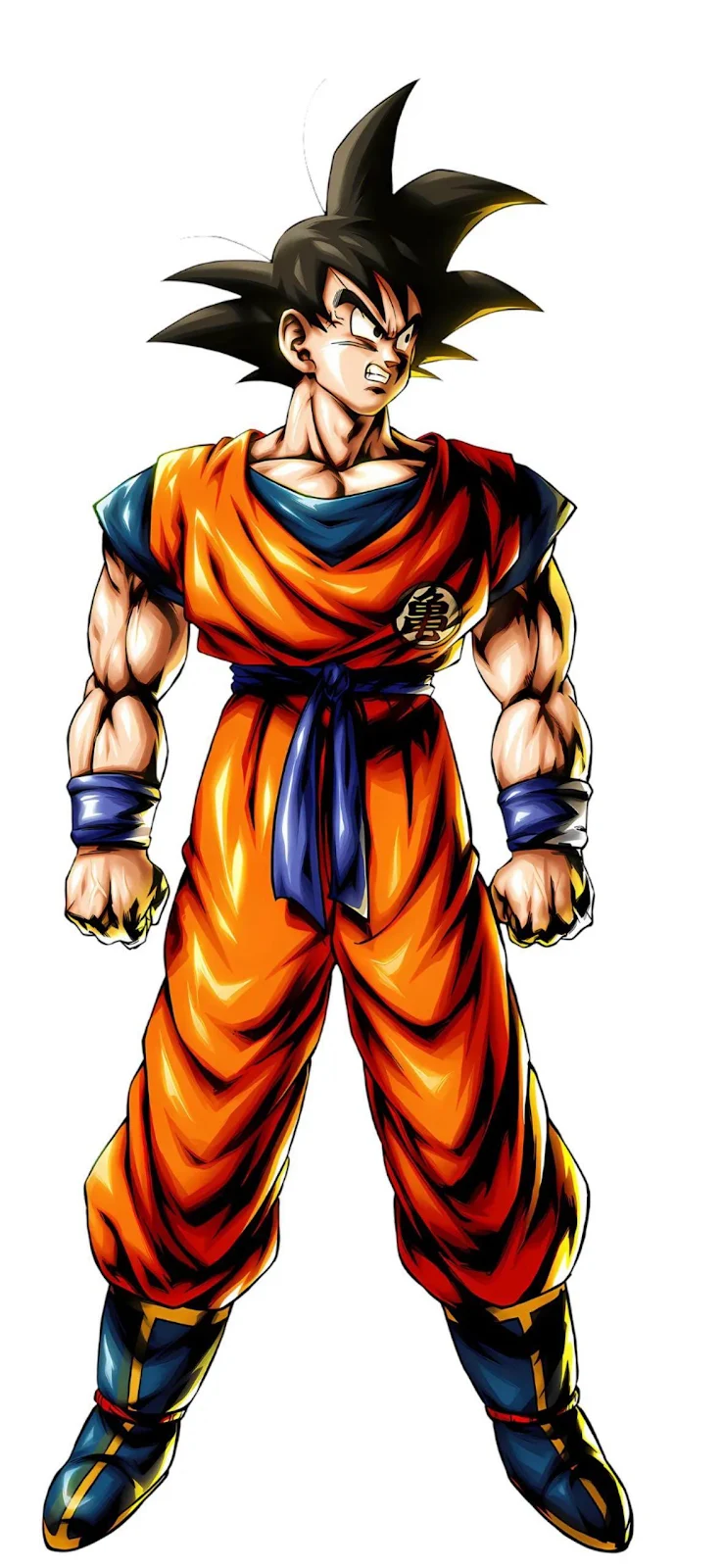 Goku From Dragon Ball Z - Anime Digital Art Full HD iPhone Wallpaper (1179x2556)