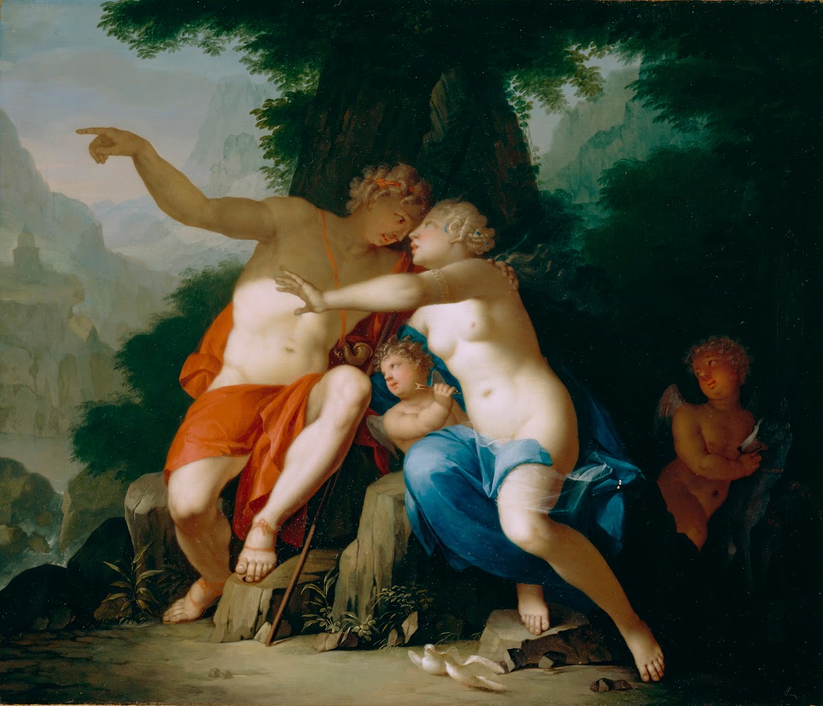Venus and Adonis ca 1718