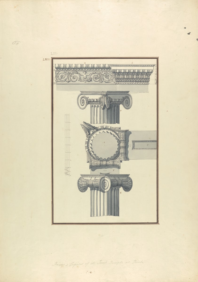 Frieze and Capital of the Ionic Temple at Toreh ca 1750