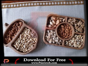 +70 vector DXF to download Sectional Tray For Dry Fruits Nuts Snacks