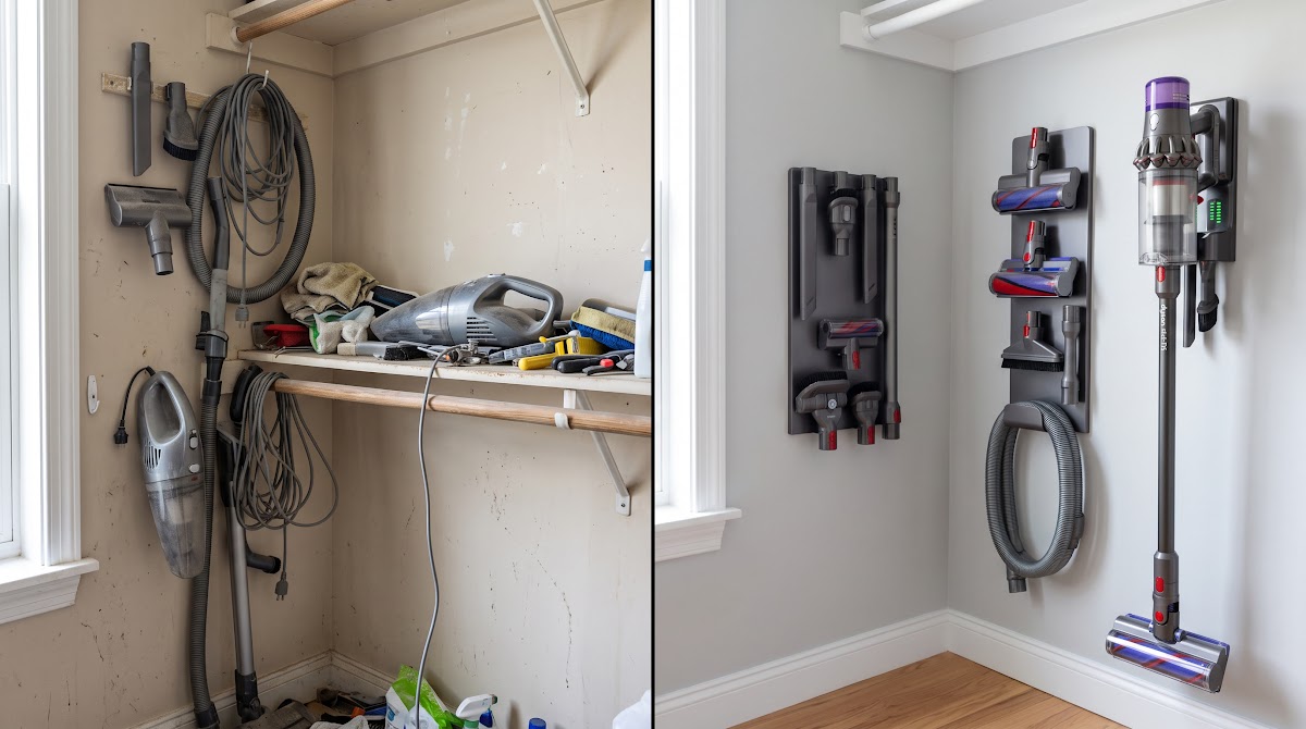 Best Vacuum Cleaner Storage Racks for Cleaning Closets (2026) - BEFORE-AFTER / FINAL VERDICT