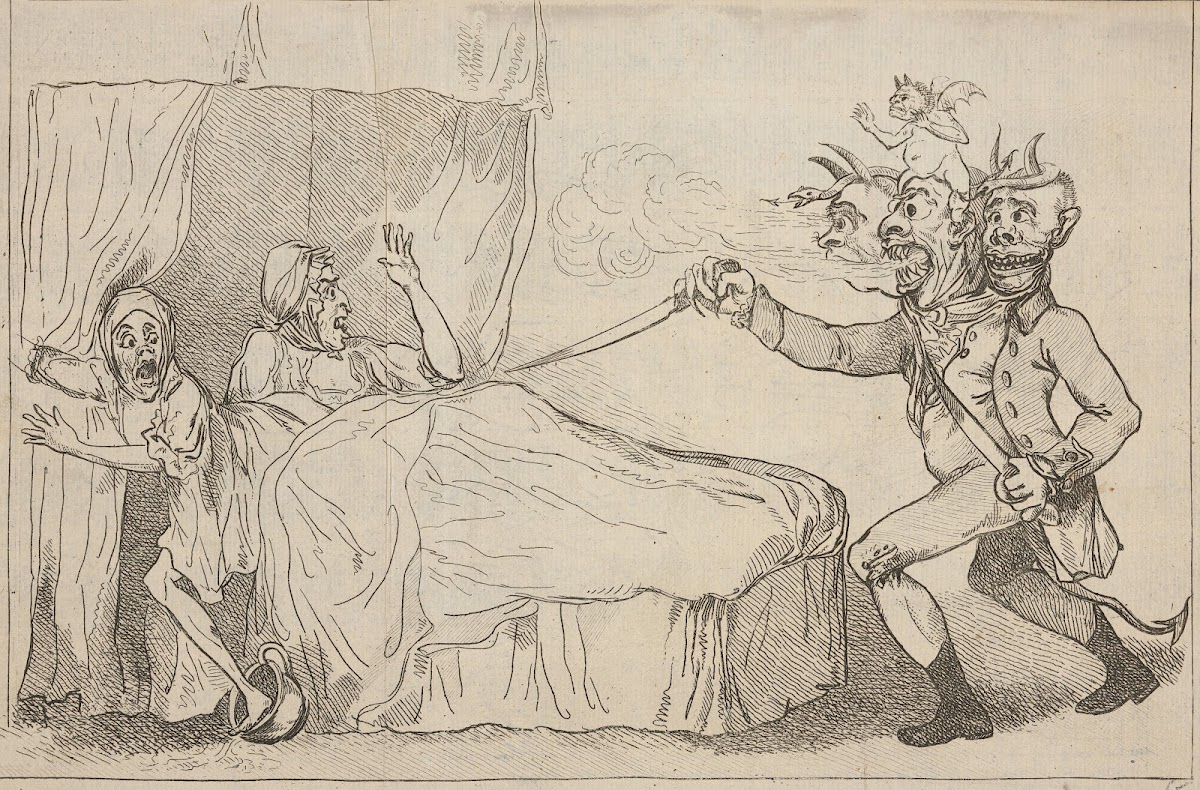 Old maids dreaming of the monster 1790