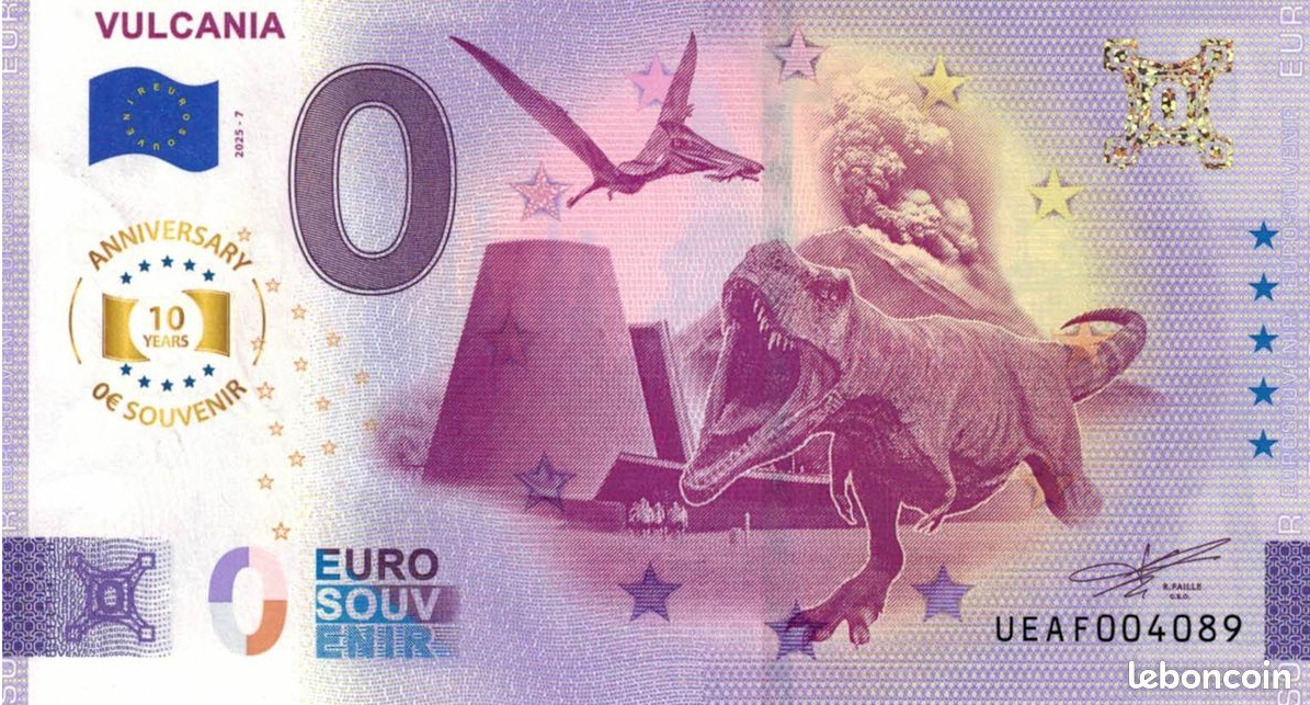 Billet 0€ VULCANIA