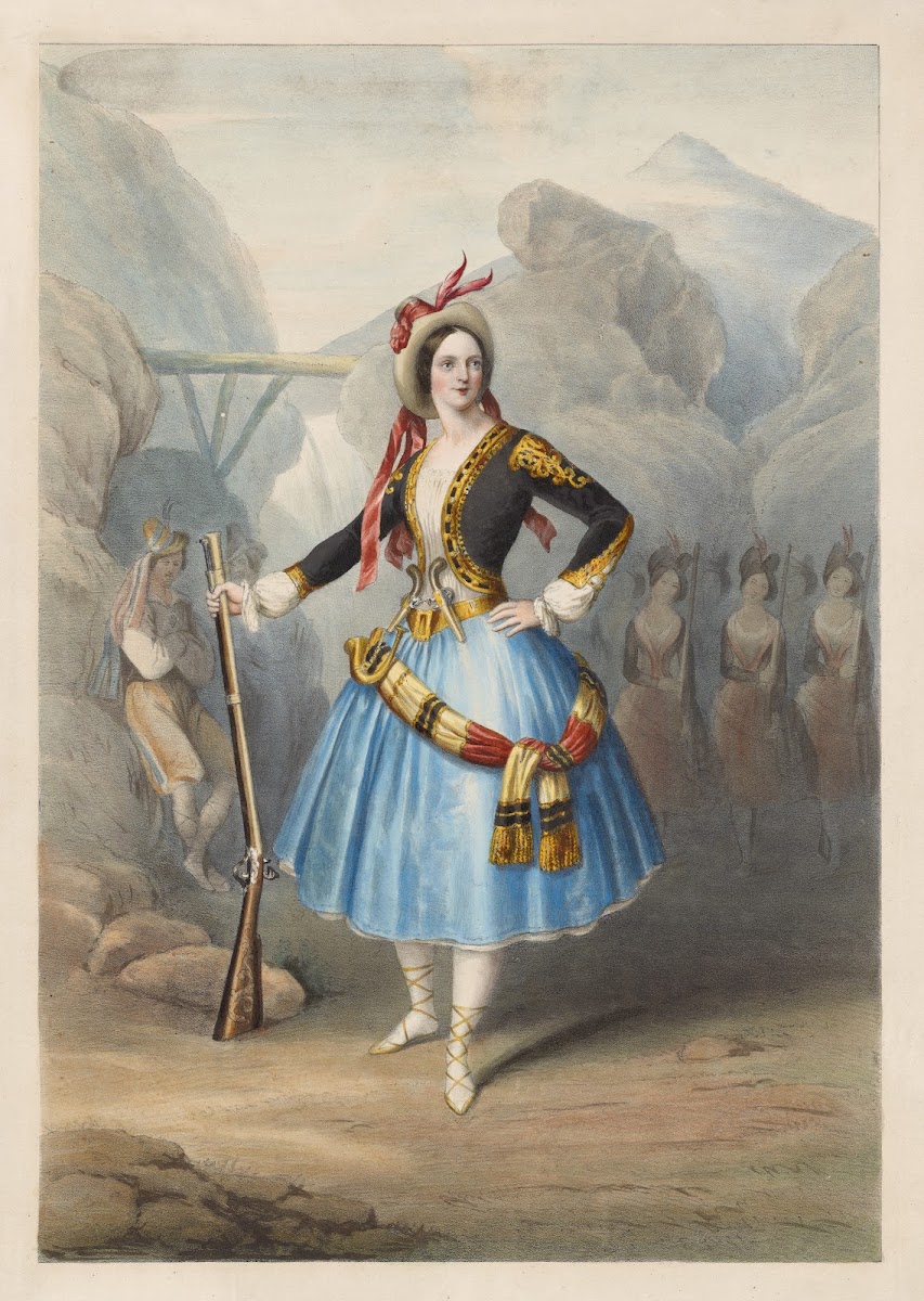 Lucile Grahn in Catarina ou La fille du bandit 1846