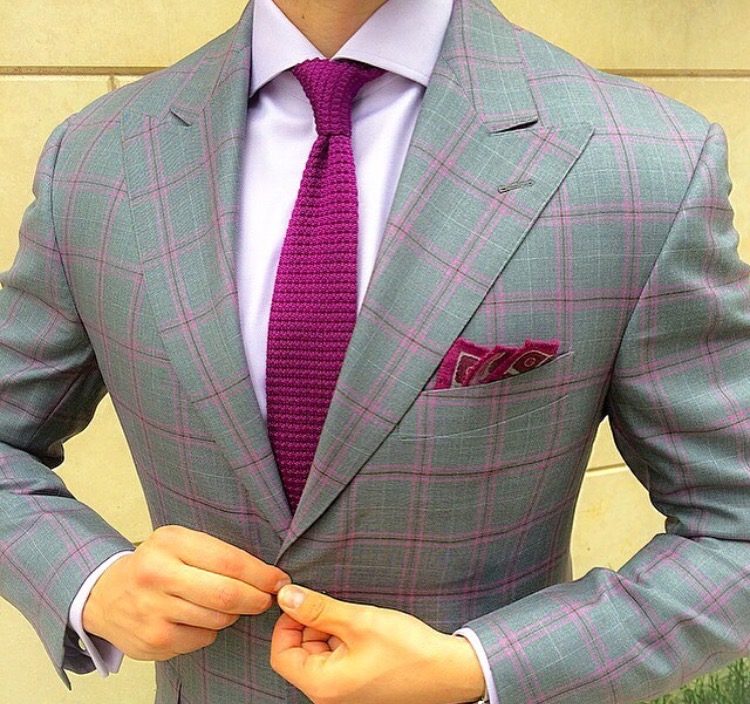 Detail of a bespoke suit jacket lapel and full canvas construction by Bespoke By CB