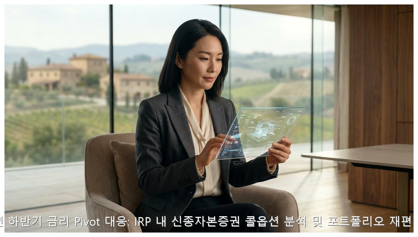 2026년 하반기 금리 Pivot 대응: IRP 내 신종자본증권 콜옵션 분석 및 포트폴리오 재편 가이드 핵심 안내 및 분석 인포그래픽 (4)
