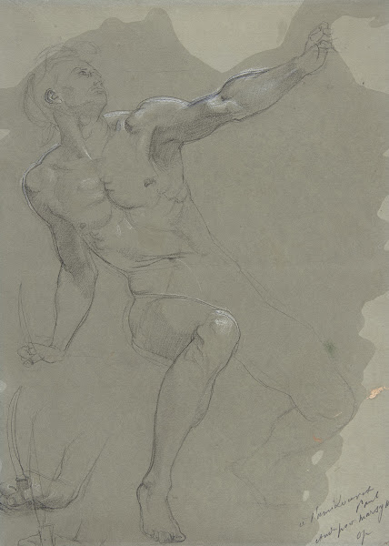 Seated Male Nude 186474