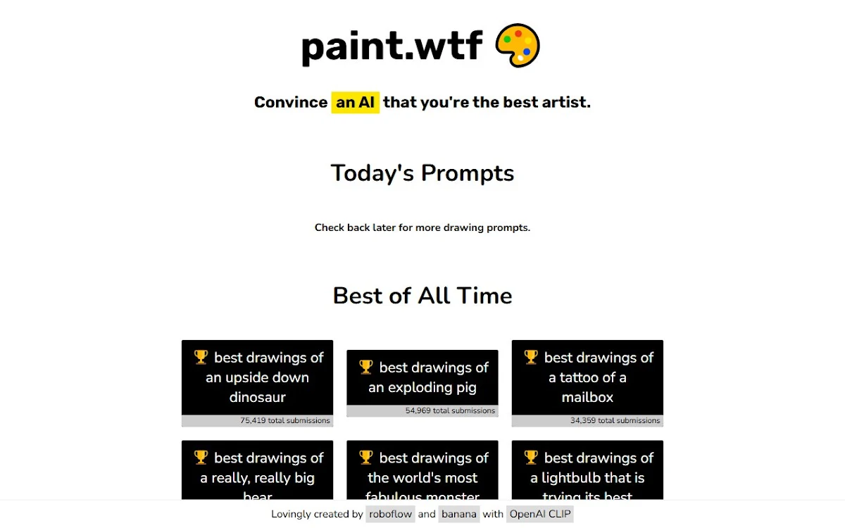 Captura de paint.wtf