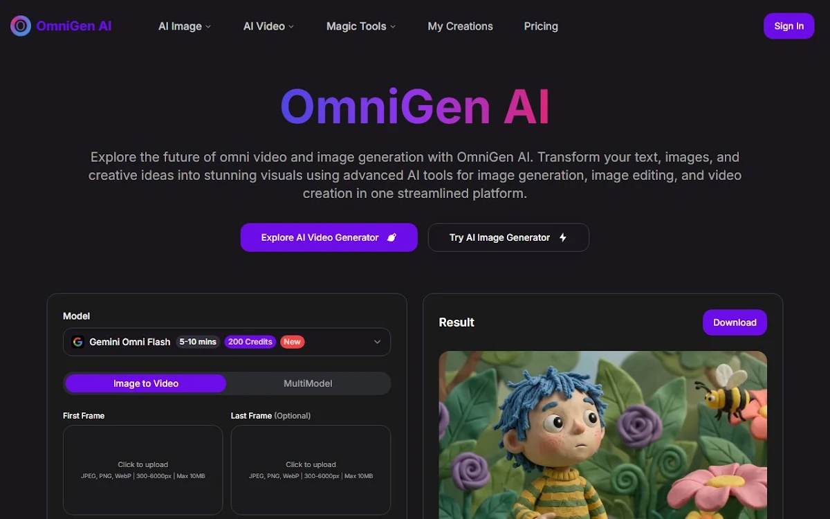 Captura de OmniGen