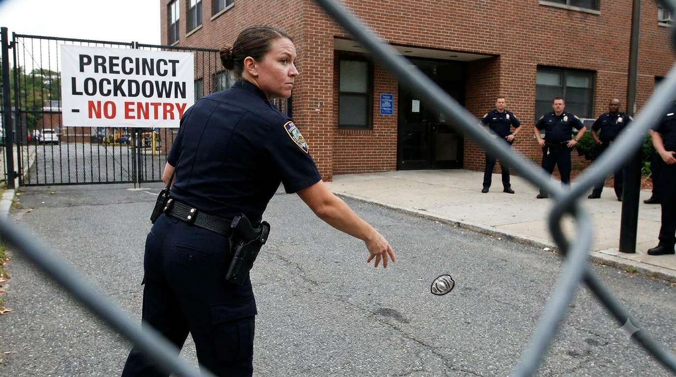 The Officer Threw Her Federal Badge Away—Then She Locked Down His Entire Precinct