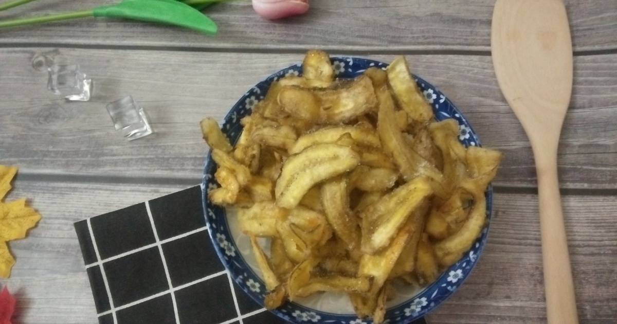 Chuối xanh ngào đường