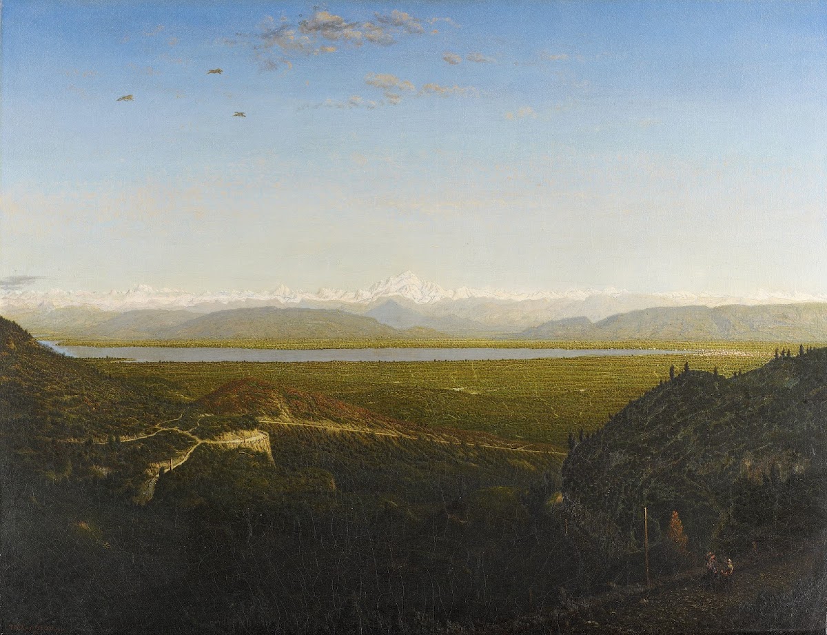 View of Mont Blanc Seen from La Faucille c 1865