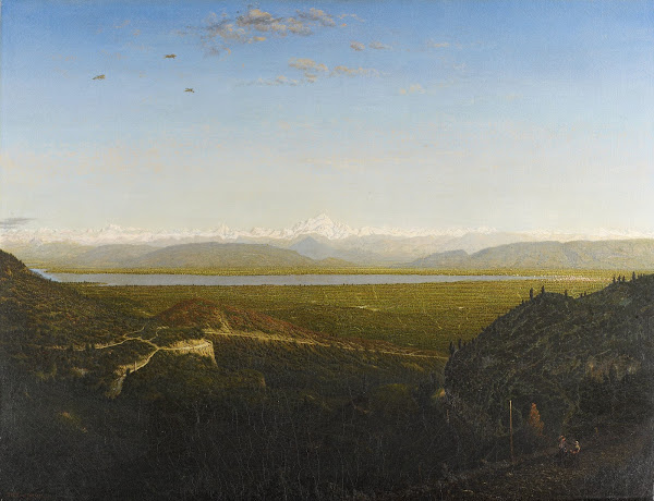 View of Mont Blanc Seen from La Faucille c 1865