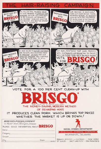 Brisgo The Hair Raising Campaign 1940