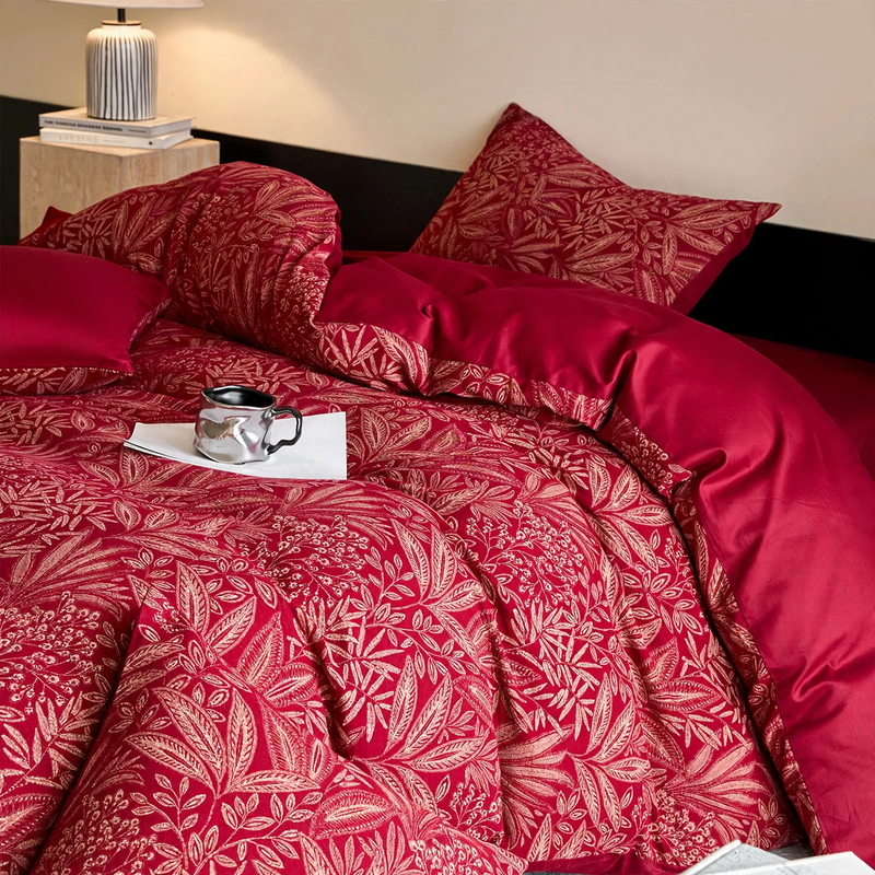 Festive Cotton Bedding Set for Special Occasions