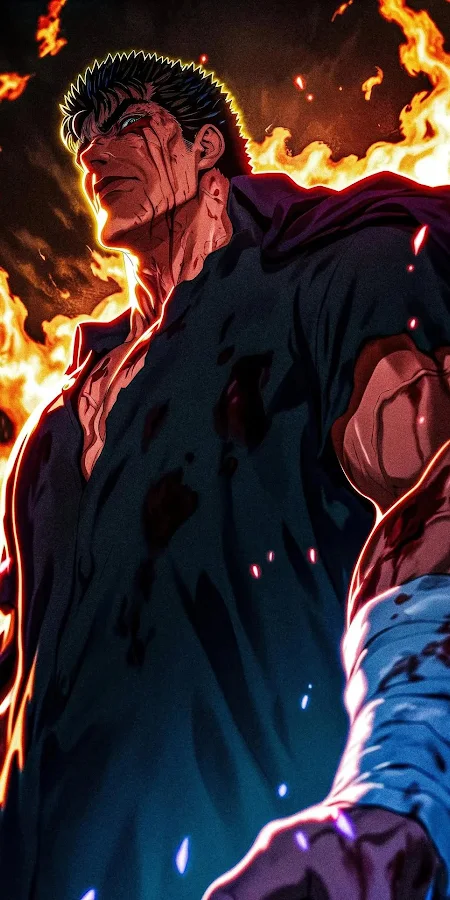 Berserk, Guts, Anime, Dark Fantasy Full HD iPhone Phone Wallpaper