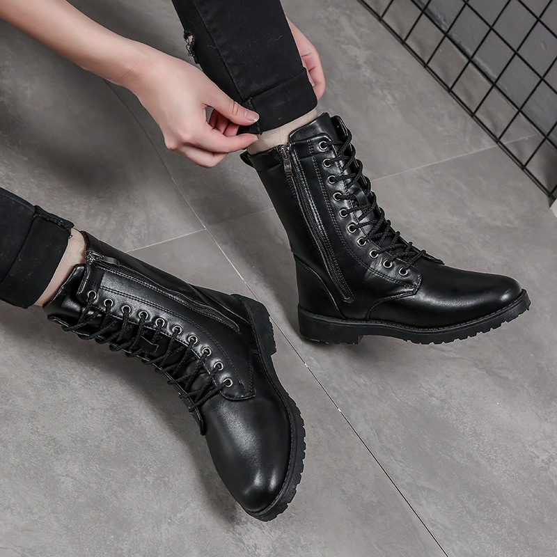 Modische Herren-Stiefel, gefüttert