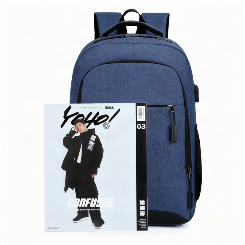 Oxford fabric backpack, 36–55 L, for 15.6-inch laptop