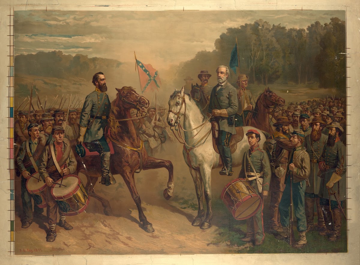 The last meeting between Gen Lee and Jackson 1877