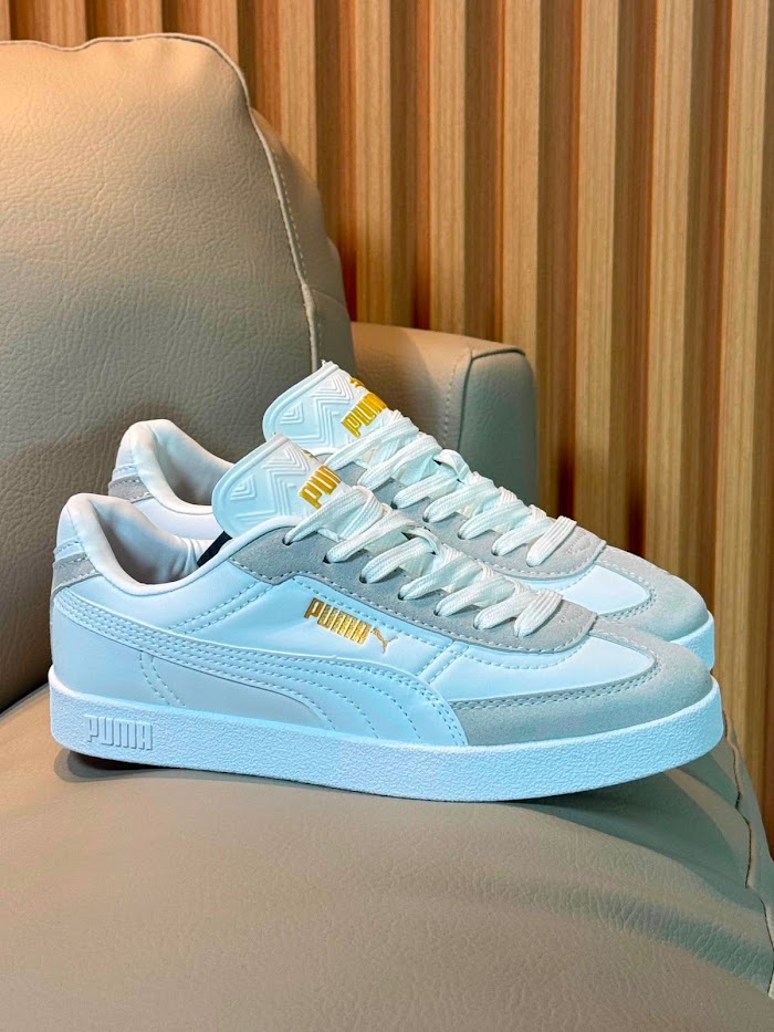 Puma Club Blanco Gris 2