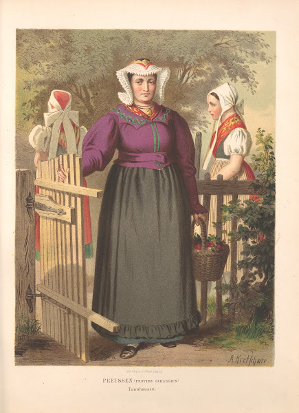 Deutsche Volkstrachten Pl15 1870