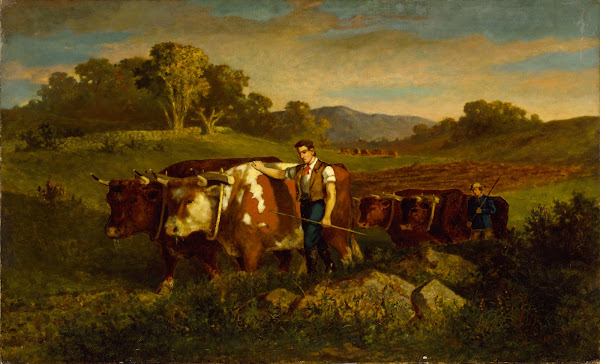 Herdsmen with Cows 1869